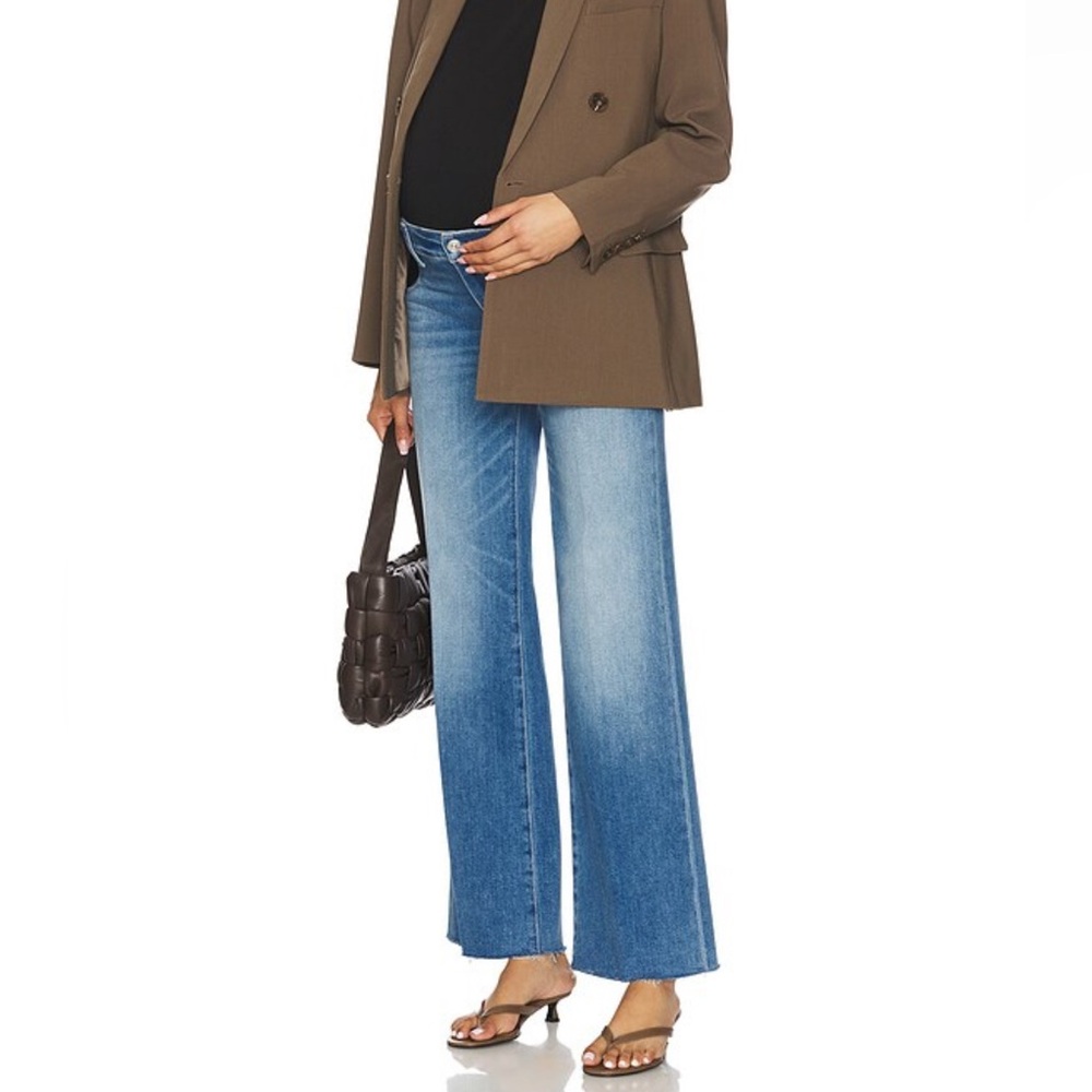 PAIGE Anessa Cropped Wide Leg Jeans